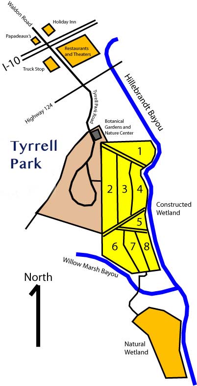 Map of Cattail Marsh